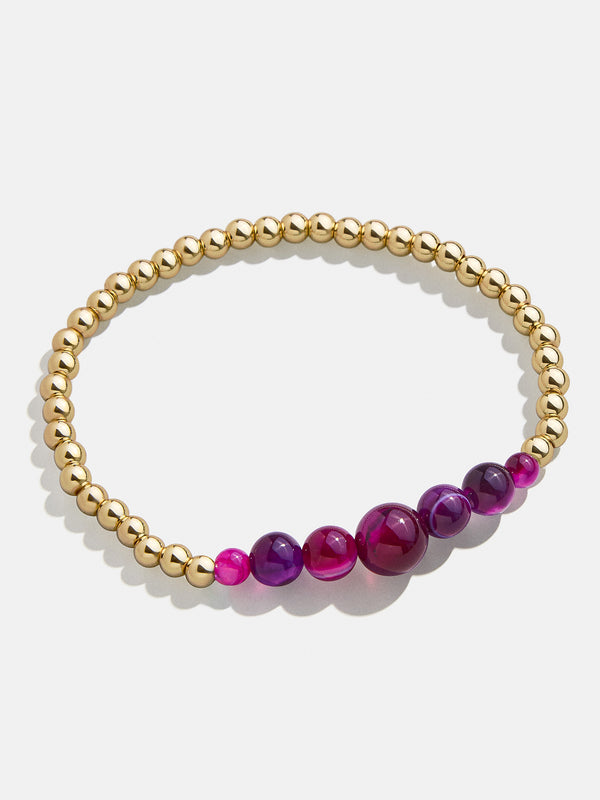 Adia Bracelet - Pink Agate