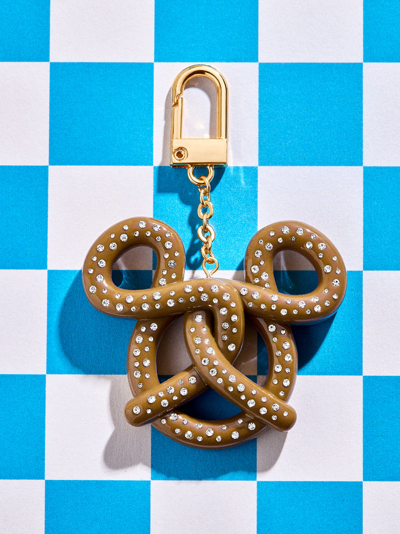 BaubleBar Mickey Mouse Disney Pretzel Bag Charm - Brown - 
    Disney keychain
  
