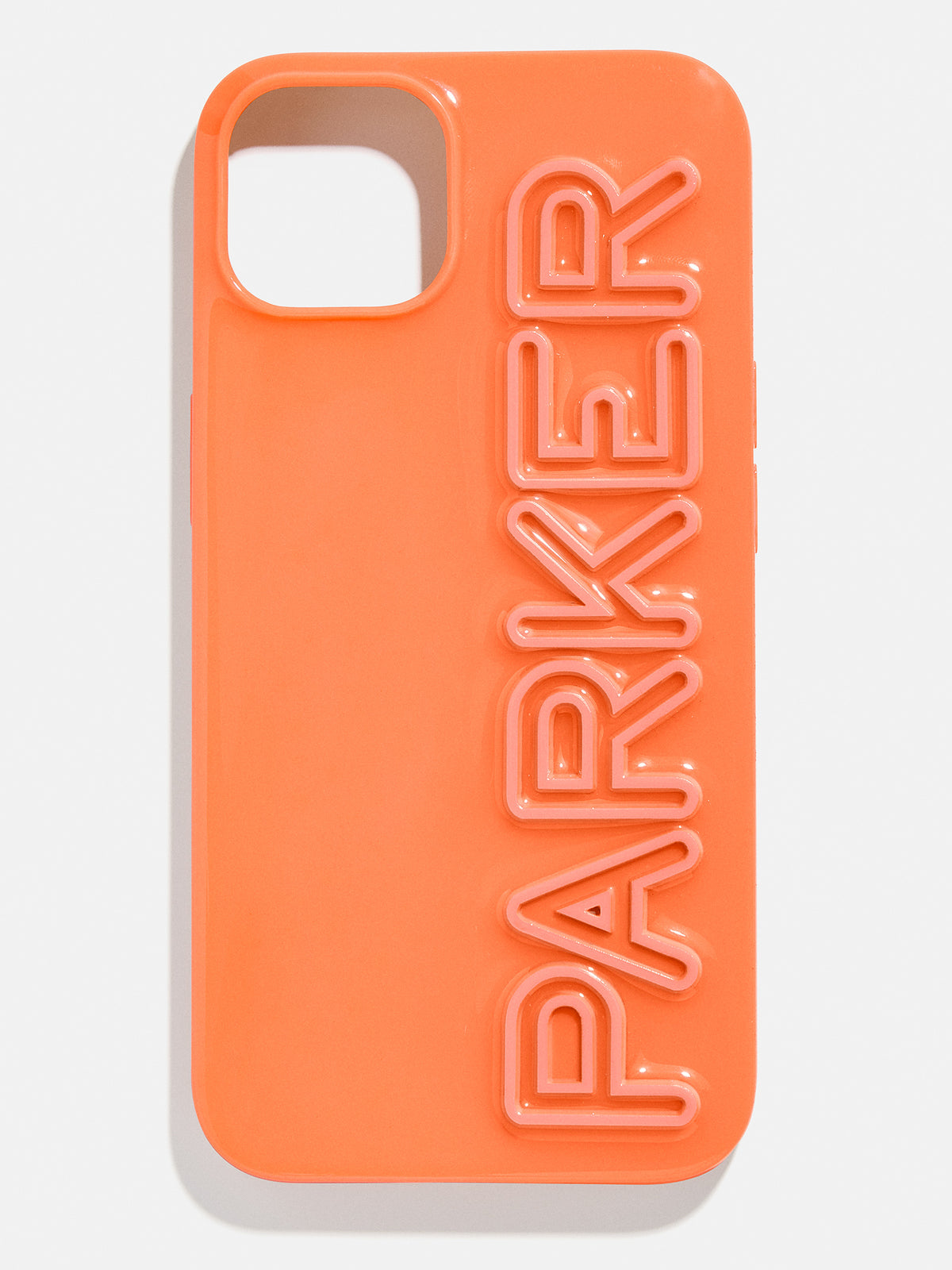 Fine Line Custom iPhone Case - Orange