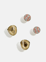 BaubleBar Perfect Catch Earring Set - Baseball - 
    Ends Tonight: Enjoy 25% Off
  
