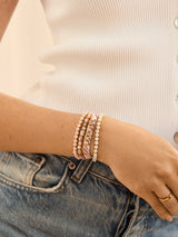 BaubleBar Brielle Bracelet - Ivory - 
    Tennis beaded bracelet
  
