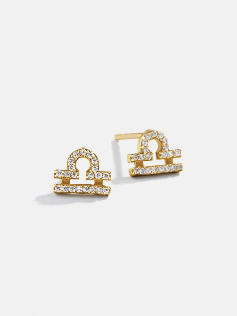 BaubleBar Libra - 
    18K Gold Plated Sterling Silver, Cubic Zirconia
  
