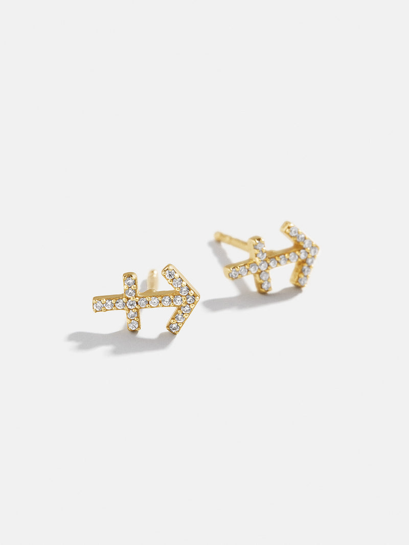 BaubleBar Sagittarius - 
    18K Gold Plated Sterling Silver, Cubic Zirconia
  
