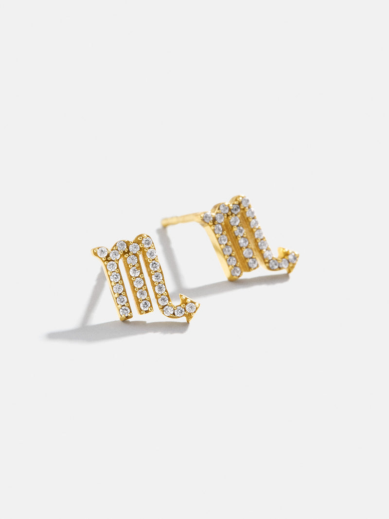 BaubleBar Scorpio - 
    18K Gold Plated Sterling Silver, Cubic Zirconia
  
