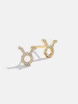 BaubleBar Taurus - 
    18K Gold Plated Sterling Silver, Cubic Zirconia
  
