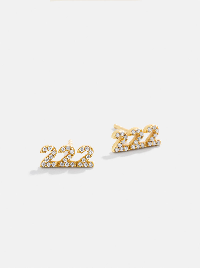 BaubleBar 222 - 
    18K Gold Plated Sterling Silver, Cubic Zirconia
  
