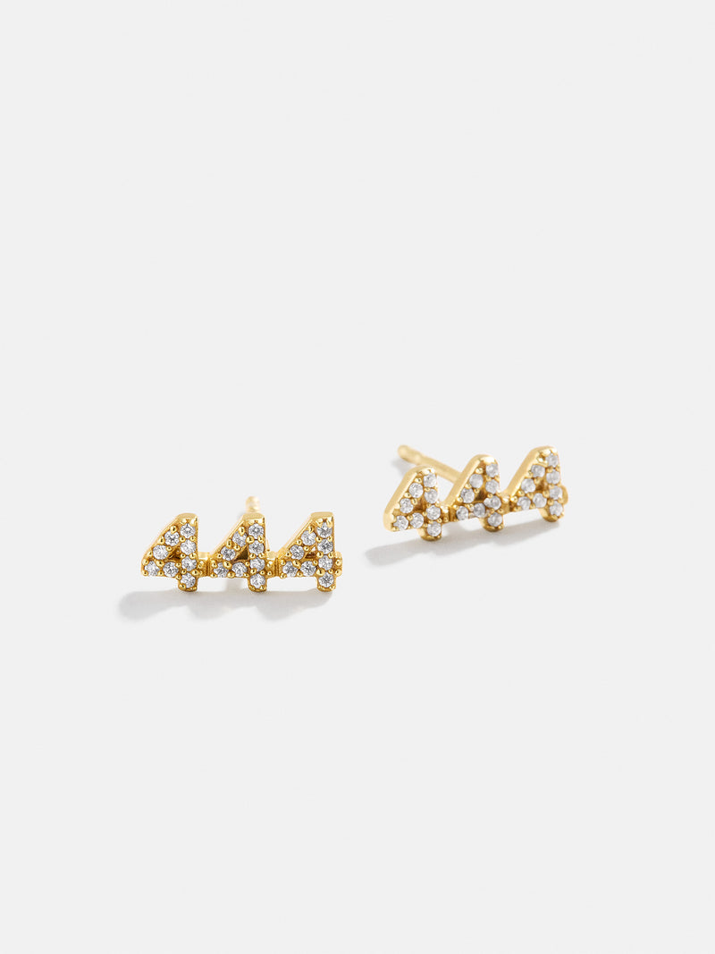 BaubleBar 444 - 
    18K Gold Plated Sterling Silver, Cubic Zirconia
  
