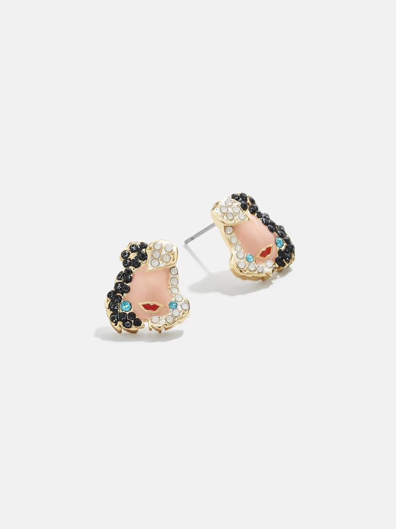 BaubleBar Disney Cruella De Vil Earrings - Cruella De Vil - 
    Disney villain stud earrings
  
