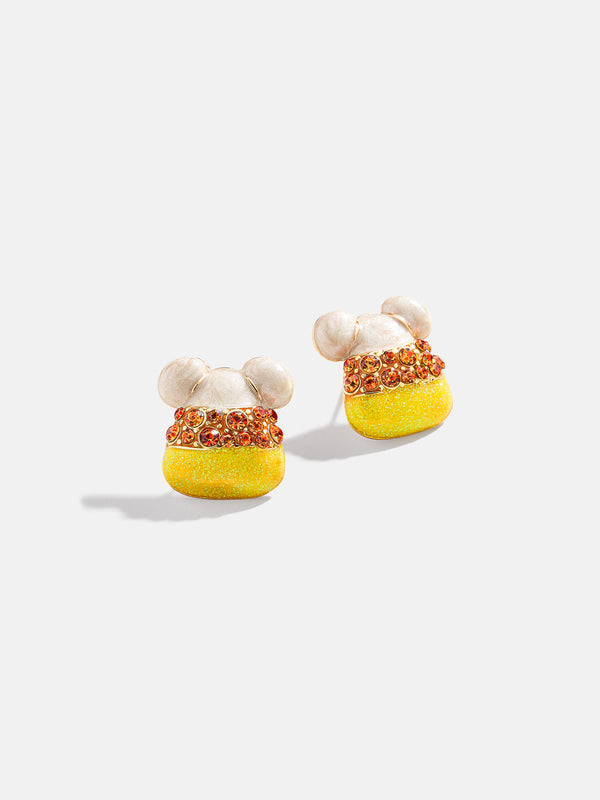 Mickey Mouse Disney Candy Corn Stud Earrings - Disney Candy Corn Stud Earrings