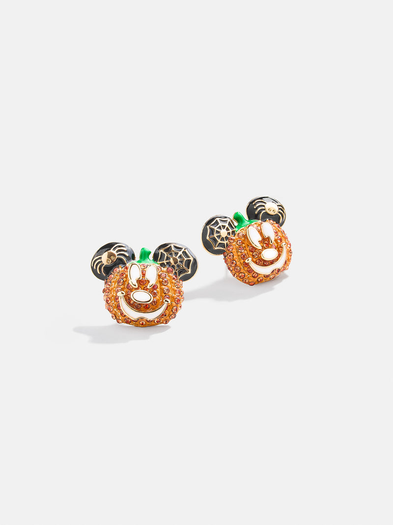 Mickey Mouse Disney Pumpkin Stud Earrings - Disney Pumpkin Stud Earrings