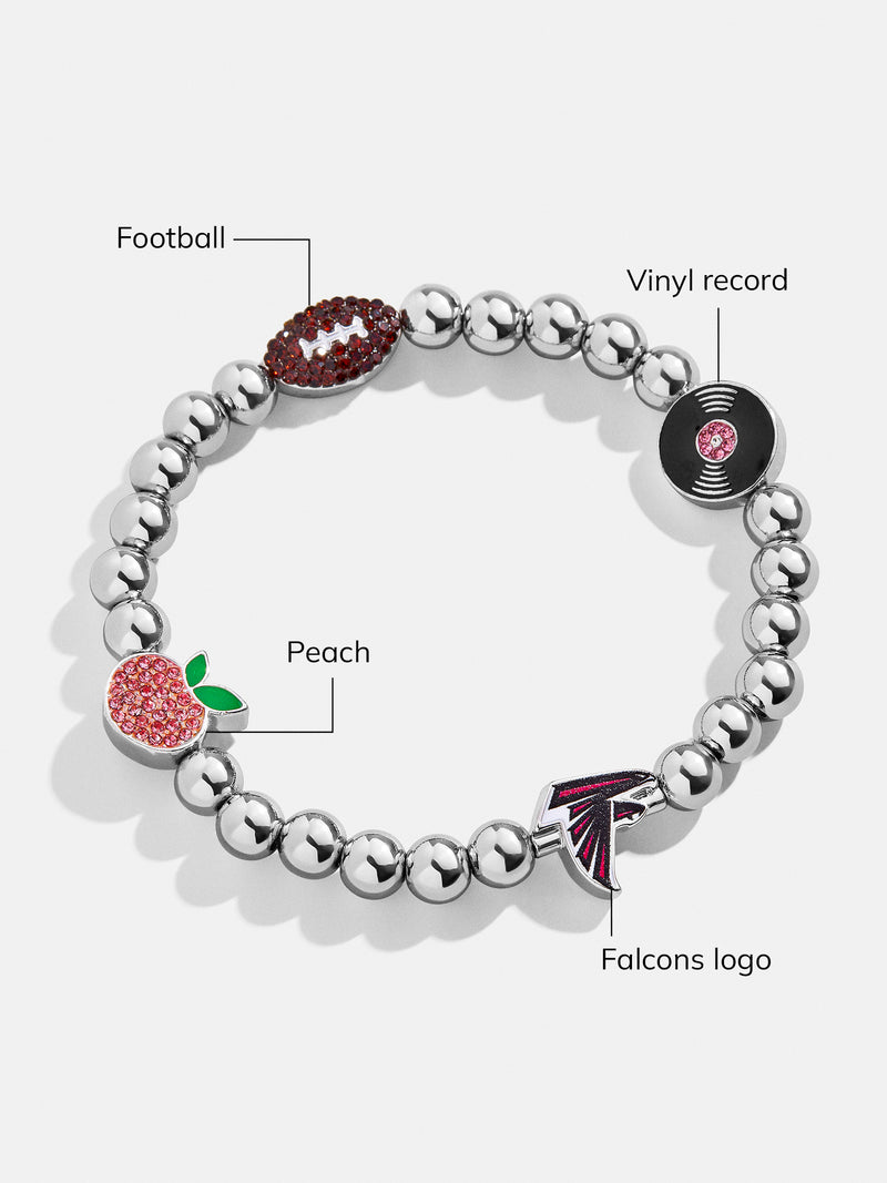 BaubleBar Atlanta Falcons NFL Charm Bracelet - Atlanta Falcons - 
    NFL beaded charm bracelet
  
