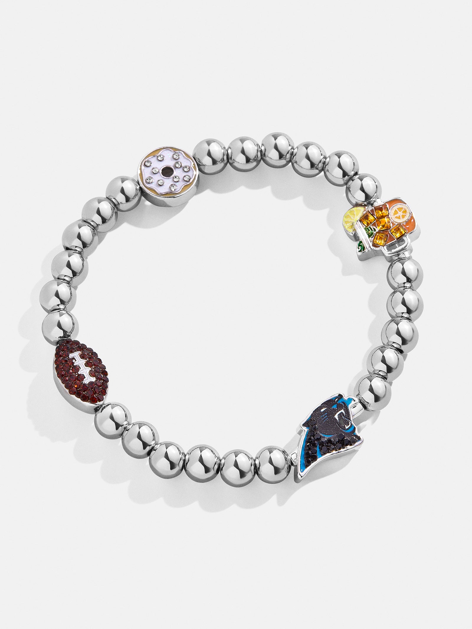 Carolina Panthers NFL Charm Bracelet - Carolina Panthers