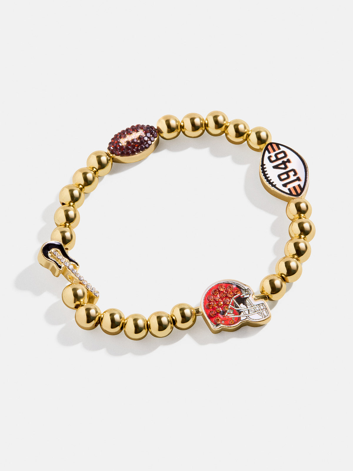 Cleveland Browns NFL Charm Bracelet - Cleveland Browns