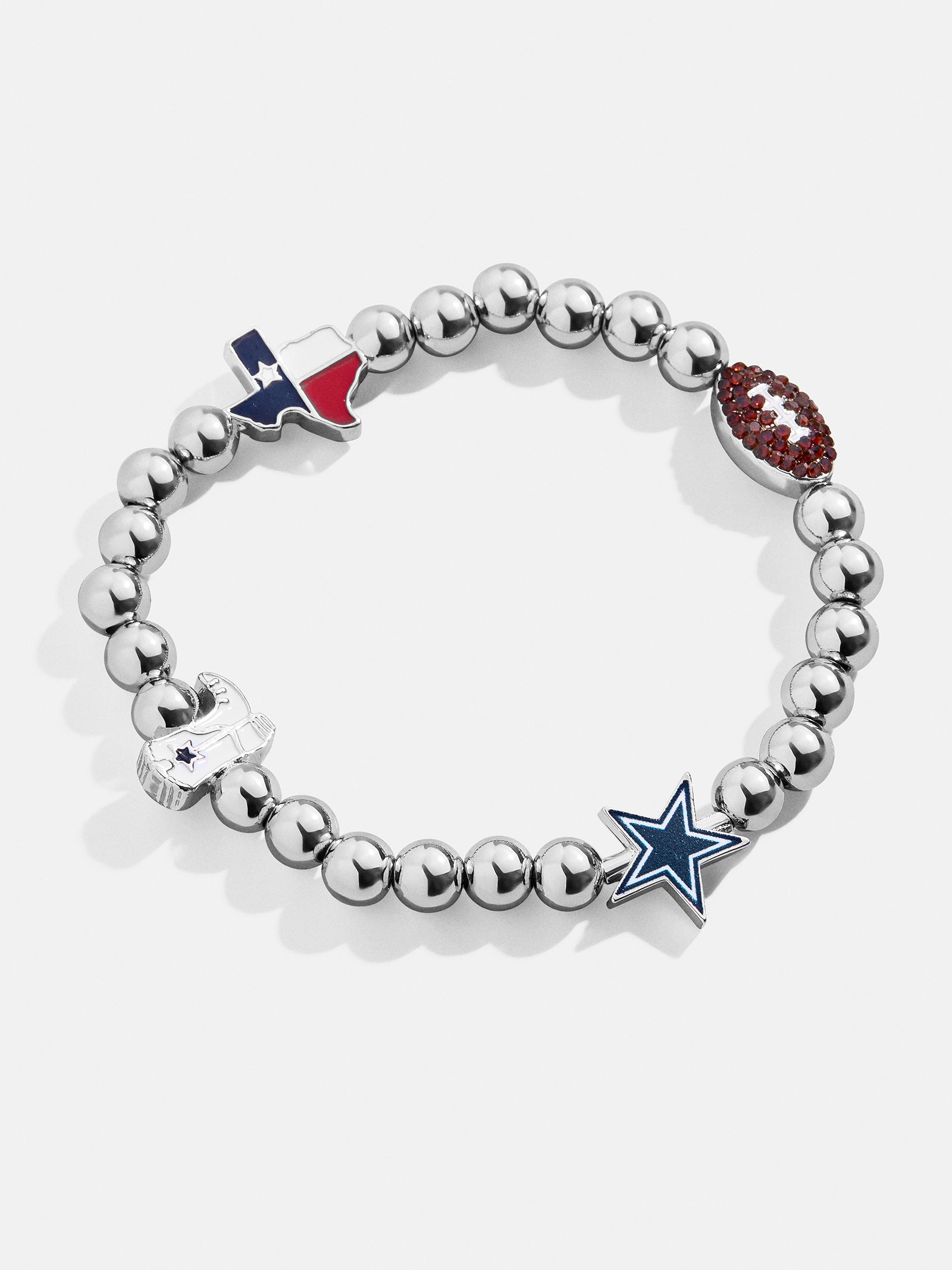 Dallas Cowboys NFL Charm Bracelet - Dallas Cowboys – NFL beaded charm ...