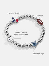 BaubleBar Dallas Cowboys NFL Charm Bracelet - Dallas Cowboys - 
    NFL beaded charm bracelet
  
