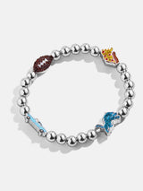 BaubleBar Detroit Lions NFL Charm Bracelet - Detroit Lions - 
    NFL beaded charm bracelet
  
