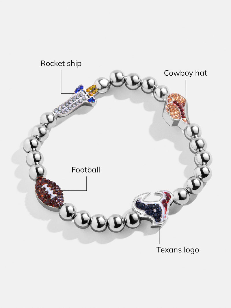 BaubleBar Houston Texans NFL Charm Bracelet - Houston Texans - 
    NFL beaded charm bracelet
  
