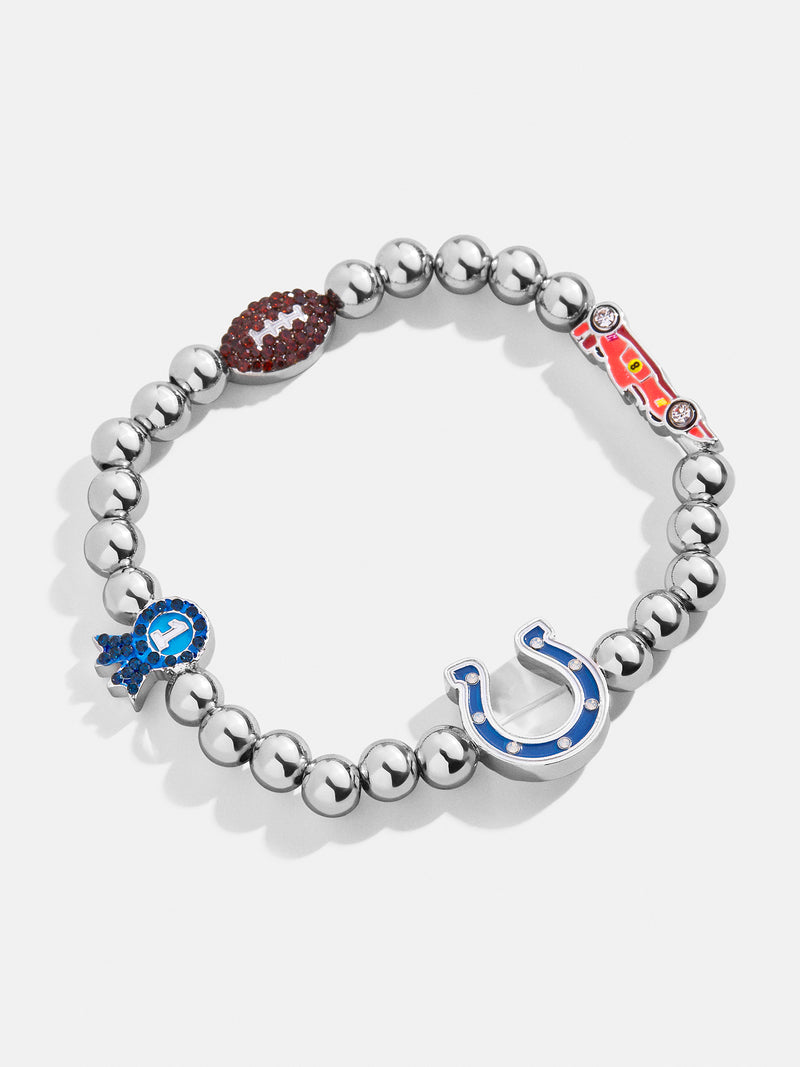 BaubleBar Indianapolis Colts NFL Charm Bracelet - Indianapolis Colts - 
    NFL beaded charm bracelet
  
