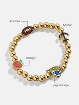 BaubleBar Jacksonville Jaguars NFL Charm Bracelet - Jacksonville Jaguars - 
    NFL beaded charm bracelet
  
