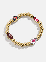 BaubleBar Kansas City Chiefs NFL Charm Bracelet - Kansas City Chiefs - 
    NFL beaded charm bracelet
  
