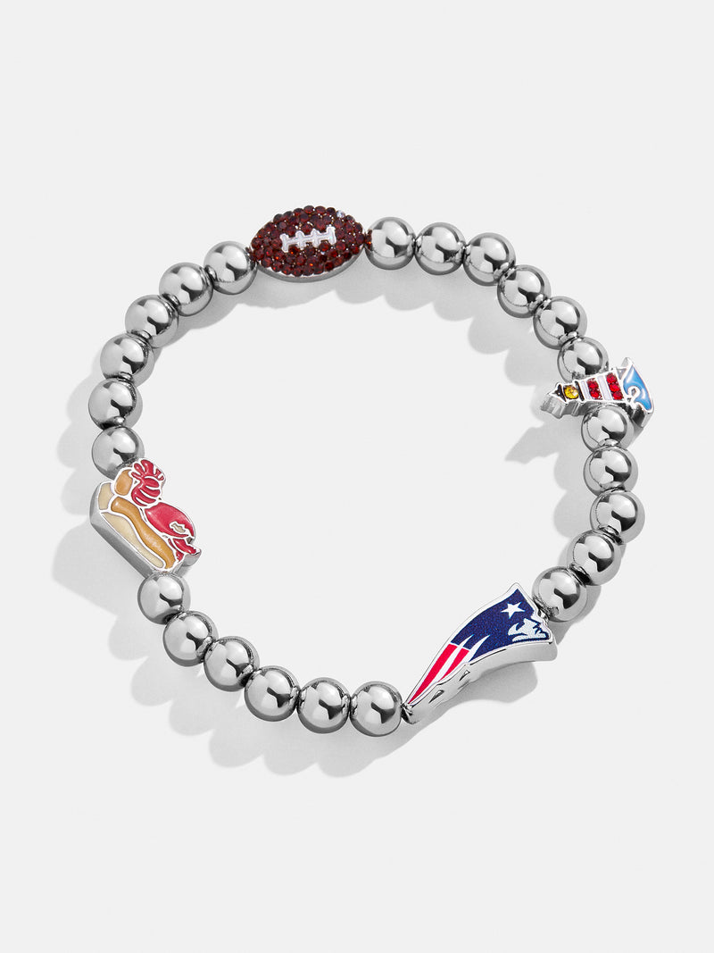 New England Patriots NFL Charm Bracelet - New England Patriots