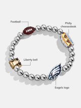 BaubleBar Philadelphia Eagles NFL Charm Bracelet - Philadelphia Eagles - 
    NFL beaded charm bracelet
  
