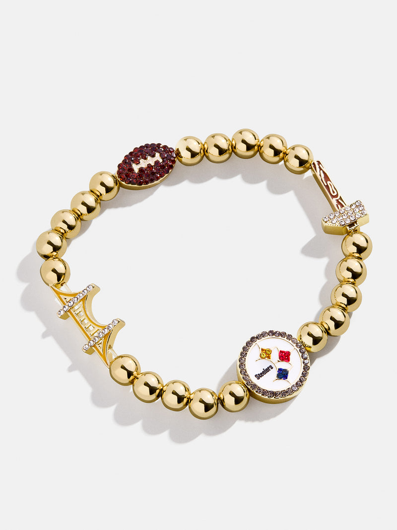 Pittsburgh Steelers NFL Charm Bracelet - Pittsburgh Steelers