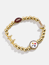 BaubleBar Pittsburgh Steelers NFL Charm Bracelet - Pittsburgh Steelers - 
    NFL beaded charm bracelet
  
