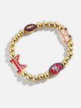 BaubleBar San Francisco 49ers NFL Charm Bracelet - San Francisco 49ers - 
    NFL beaded charm bracelet
  
