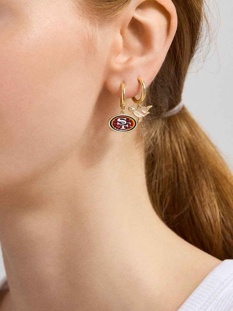 BaubleBar San Francisco 49ers NFL Earring Set - San Francisco 49ers - 
    NFL earring set
  
