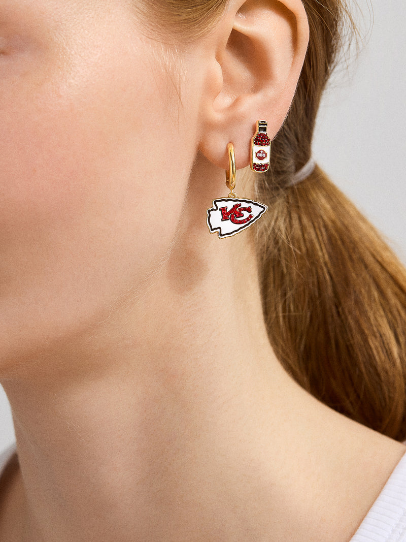 BaubleBar Kansas City Chiefs NFL Earring Set - Kansas City Chiefs - 
    NFL earring set
  
