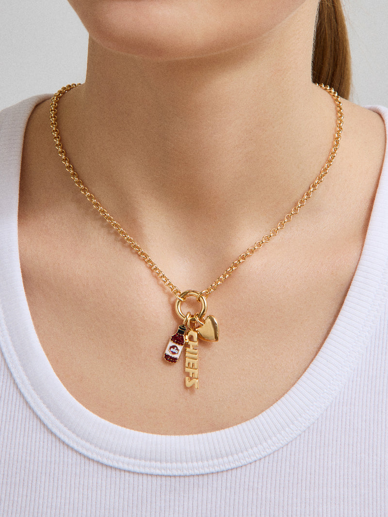 BaubleBar WEAR By Erin Andrews X BaubleBar Kansas City Chiefs Charm Necklace - Kansas City Chiefs - 
    Get Gifting: Enjoy 20% Off
  
