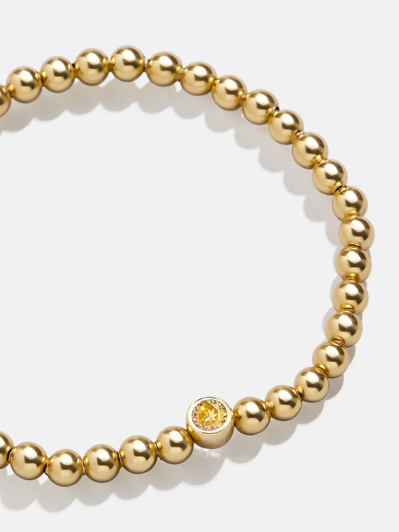 BaubleBar 18K Gold Birthstone Pisa Bracelet - Topaz - 
    Enjoy 20% off Bracelets
  
