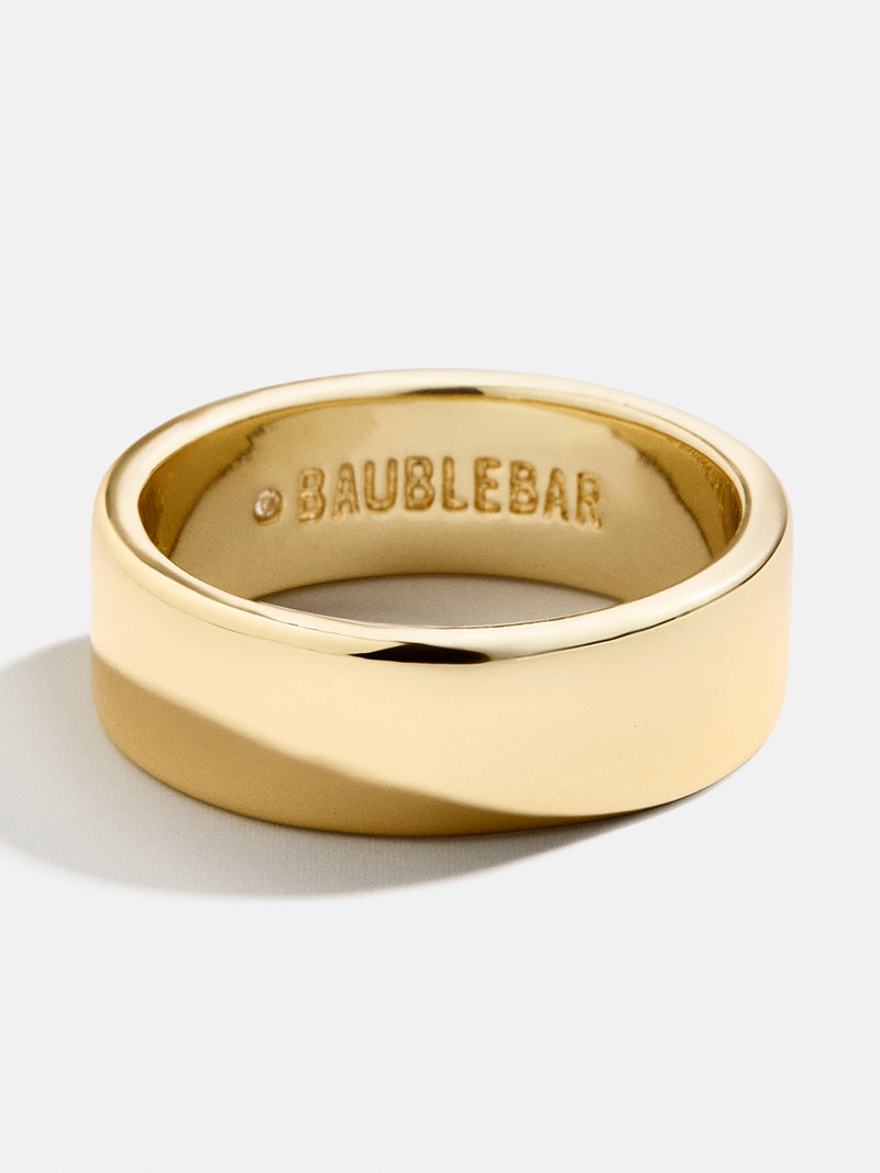 BaubleBar Stevie Ring - Gold - 
    Stackable Ring
  
