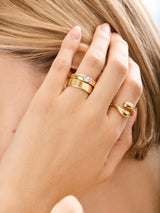 BaubleBar Stevie Ring - Gold - 
    Stackable Ring
  
