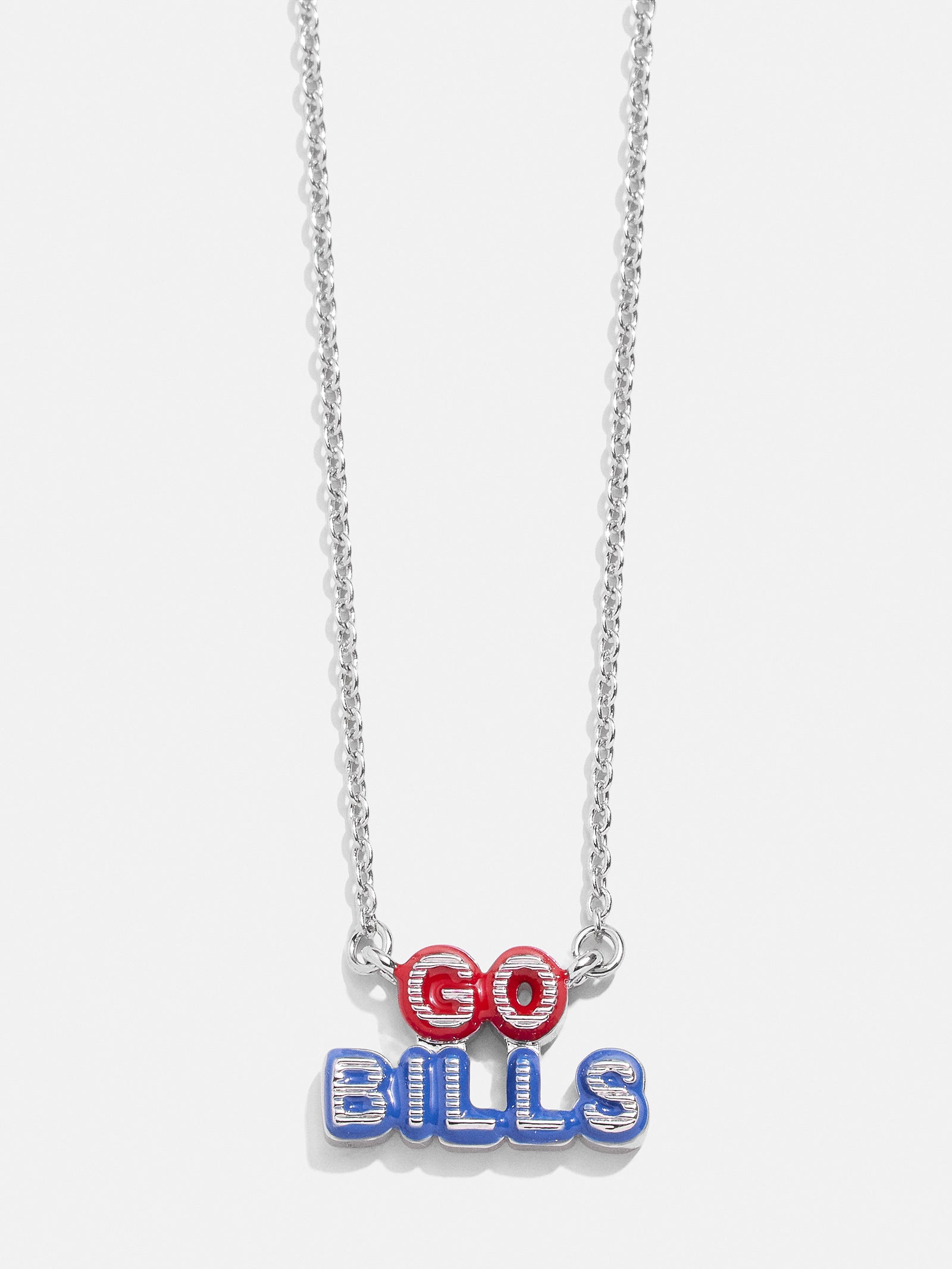 WEAR By Erin Andrews x BaubleBar Buffalo Bills Enamel Slogan Necklace - Buffalo Bills