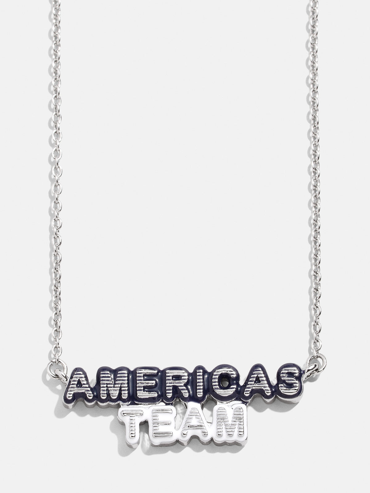 WEAR By Erin Andrews x BaubleBar Dallas Cowboys Enamel Slogan Necklace - Dallas Cowboys