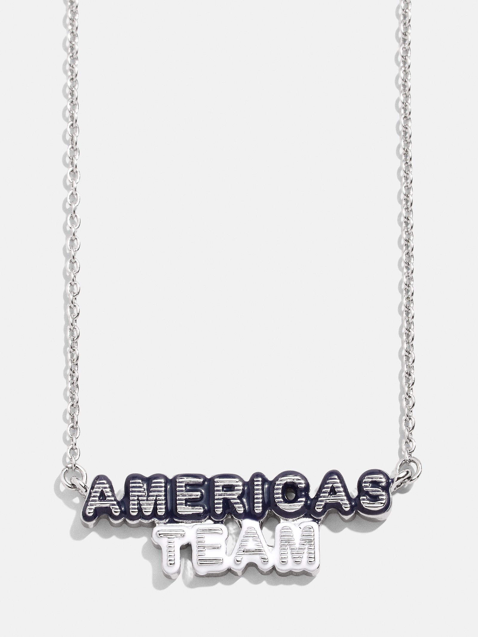 WEAR By Erin Andrews x BaubleBar Dallas Cowboys Enamel Slogan Necklace - Dallas Cowboys