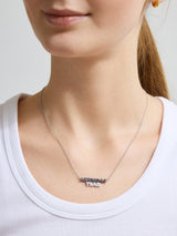 BaubleBar WEAR By Erin Andrews x BaubleBar Dallas Cowboys Enamel Slogan Necklace - Dallas Cowboys - 
    NFL necklace
  
