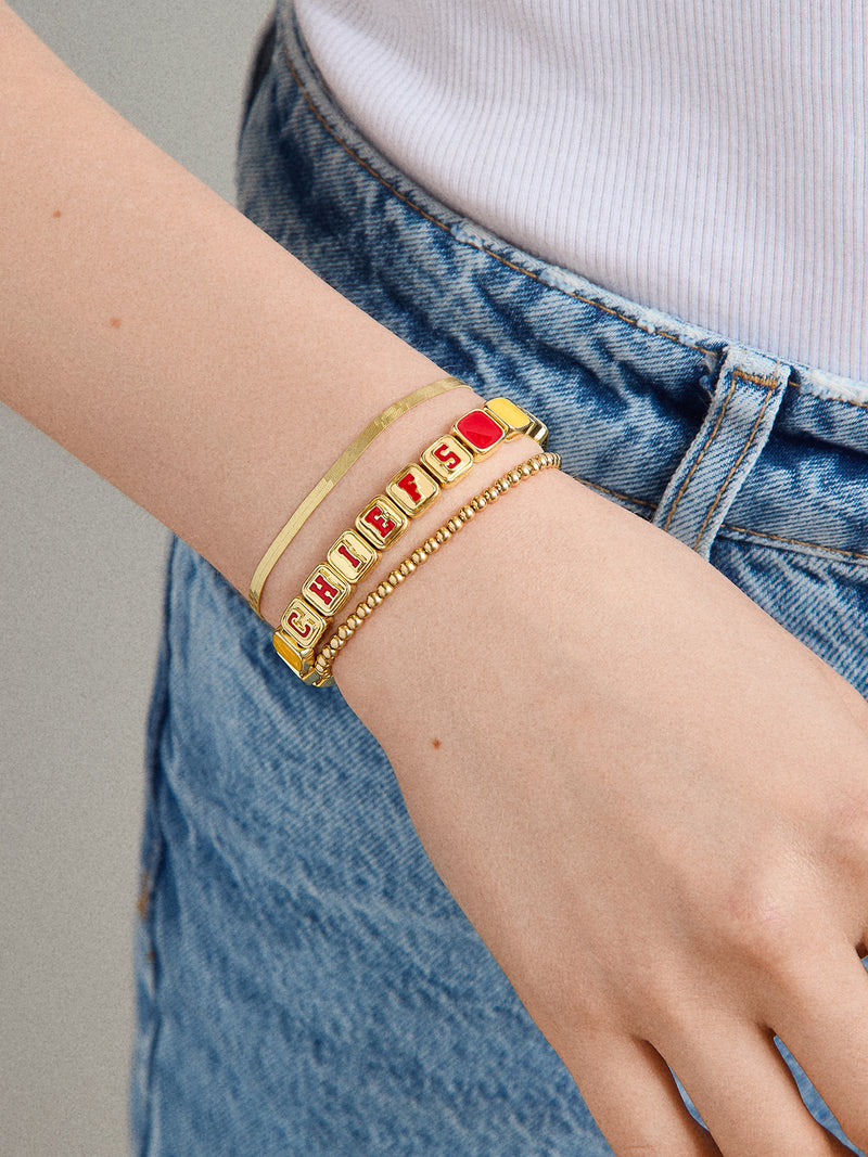 BaubleBar WEAR By Erin Andrews X BaubleBar Kansas City Chiefs Tile Bracelet - Kansas City Chiefs - 
    Get Gifting: Enjoy 20% Off
  
