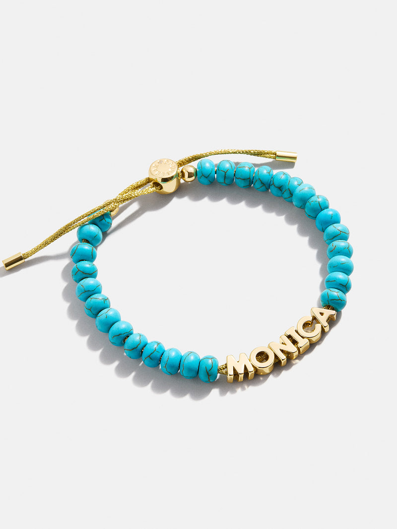 BaubleBar Turquoise Custom Nameplate Bracelet - Turquoise - 
    Customizable bracelet
  
