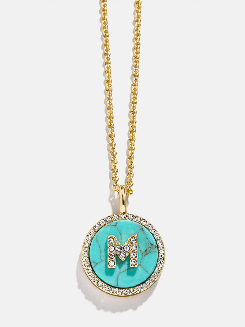 BaubleBar Semi-Precious Custom Medallion - Turquoise - 
    Enjoy 20% Off Custom Gifts
  
