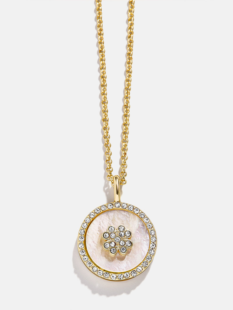 BaubleBar Semi-Precious Custom Medallion - Mother Of Pearl - 
    Enjoy 20% Off Necklaces – For a Limited Time
  
