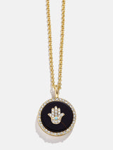 BaubleBar Semi-Precious Custom Medallion - Black Onyx - 
    Enjoy 20% Off Necklaces – For a Limited Time
  
