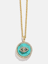 BaubleBar Semi-Precious Custom Medallion - Turquoise - 
    Enjoy 20% Off Necklaces – For a Limited Time
  
