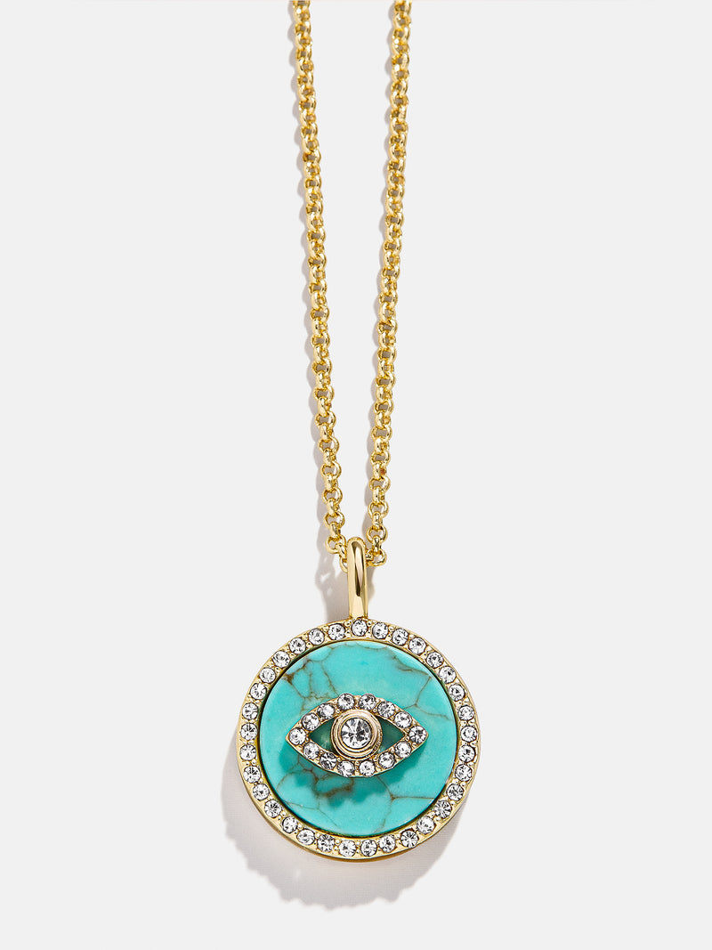 BaubleBar Semi-Precious Custom Medallion - Turquoise - 
    Enjoy 20% Off Custom Gifts
  
