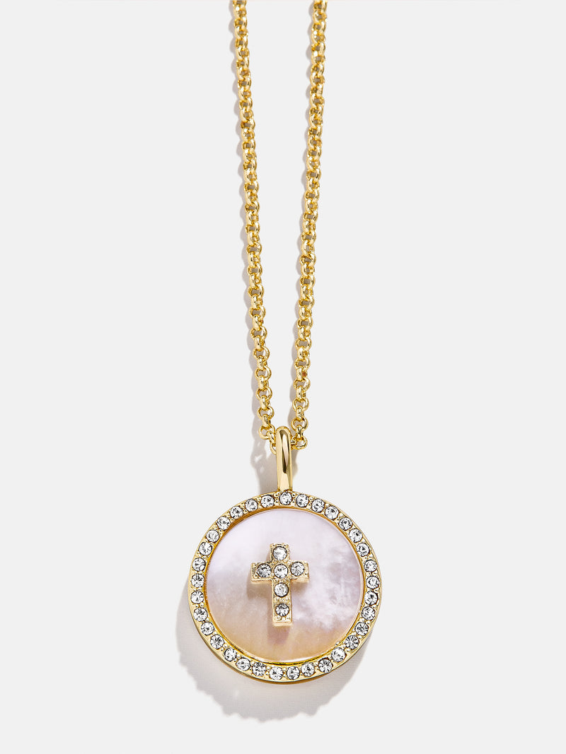 BaubleBar Semi-Precious Custom Medallion - Mother Of Pearl - 
    Enjoy 20% Off Necklaces – For a Limited Time
  
