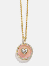 BaubleBar Semi-Precious Custom Medallion - Rose Quartz - 
    Enjoy 20% Off Necklaces – For a Limited Time
  
