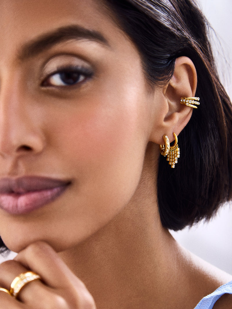 BaubleBar Bobbie 18K Gold Earrings - Gold/Pavé - 
    It's Black Friday Week: Enjoy 30% Off
  
