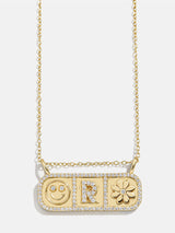 BaubleBar 18K Gold Custom Charm Plate Necklace - Horizontal Bar - 
    Enjoy 20% Off Necklaces – For a Limited Time
  
